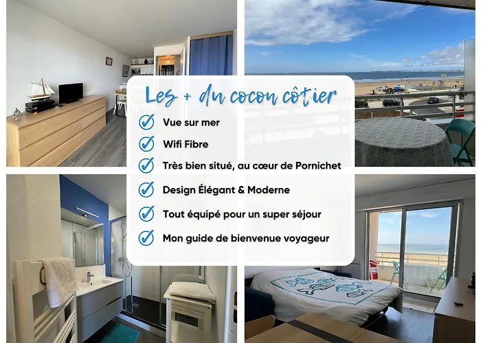 Cocon Cotier - Vue Sur - Parking - Proche De La Thalasso - Terrasse Pornichet